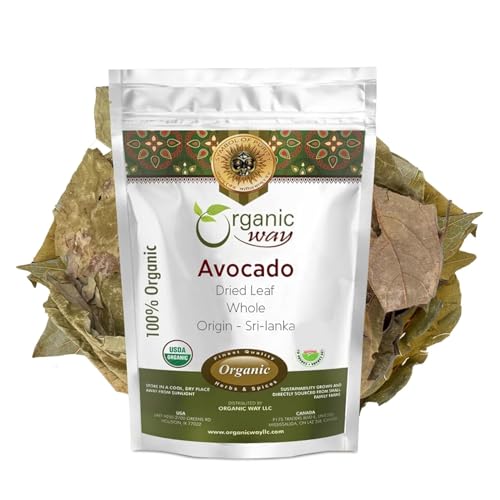 Organic Avocado Dried Leaves Herbal Tea - 2 Oz, USDA Organic