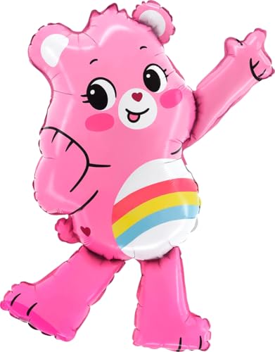 Cheer Bear Foil Balloon - 29 Inch Care Bears Party Decoration