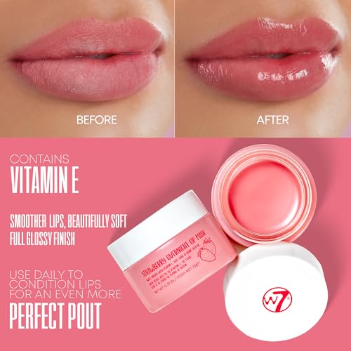 W7 Sweet Dreams Strawberry Lip Mask - Hydrating 0.67 fl oz