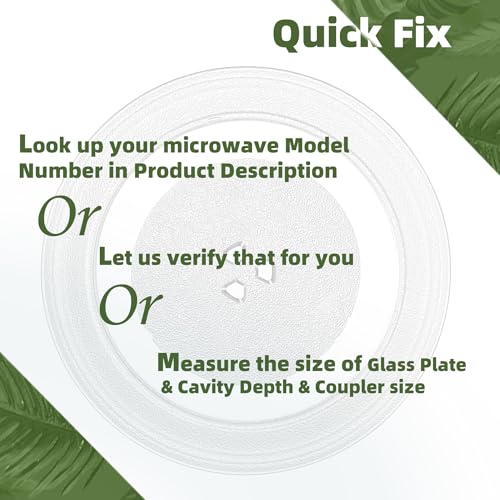 9.6-Inch Microwave Turntable Plate for Galanz & Compatible Models