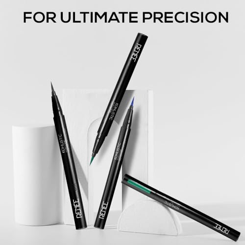 RENEE Black Pointy End Sketch Pen Eyeliner - Smudge Proof & Waterproof