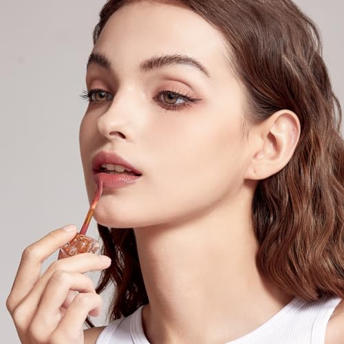 Mistine J02 Secret Love Lip Plumper & Gloss with Peptide, Non-Sticky, Shiny Finish, 0.1 fl oz