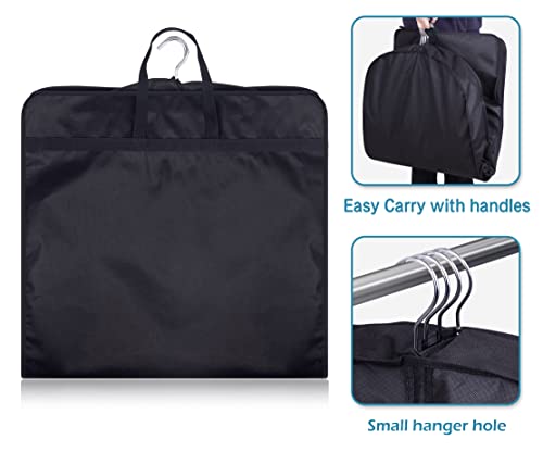 54" Gusseted Garment Bag for Travel - Hanging Clothes Storage
