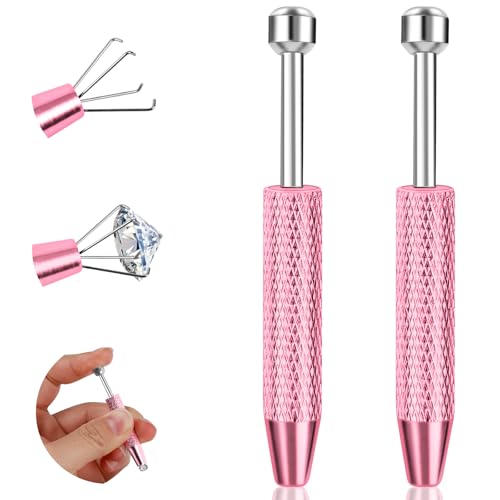 2Pcs Stainless Steel Piercing Ball Grabber Tool for Earrings