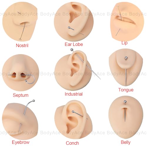 BodyAce Piercing Taper Tool - Stainless Steel Jewelry Insertion Kit