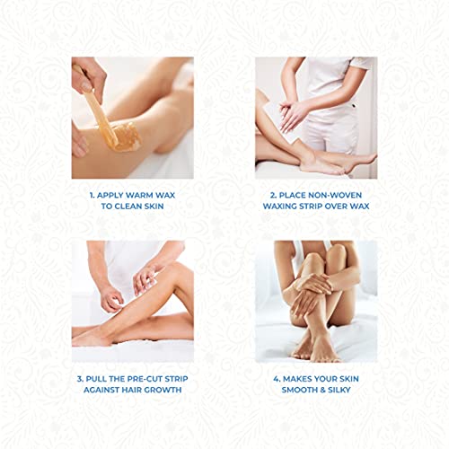 ForPro 100ct Non-Woven Epilating Strips for Hair Removal, 3"x9"