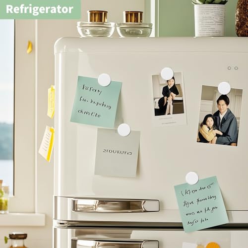 80PCS Strong Round Refrigerator Magnets for Office & Home Use