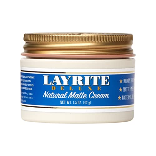 Layrite Natural Matte Cream - 1.5 oz Flexible Hair Styling Product