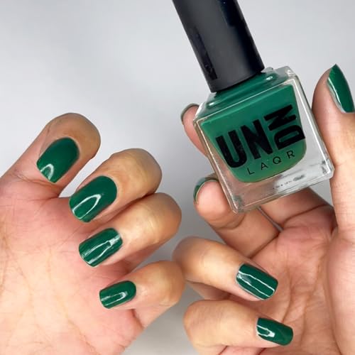 UN/DN LAQR Mary Jane Green Vegan Nail Polish - 0.5 oz, Cruelty-Free & 9-Free