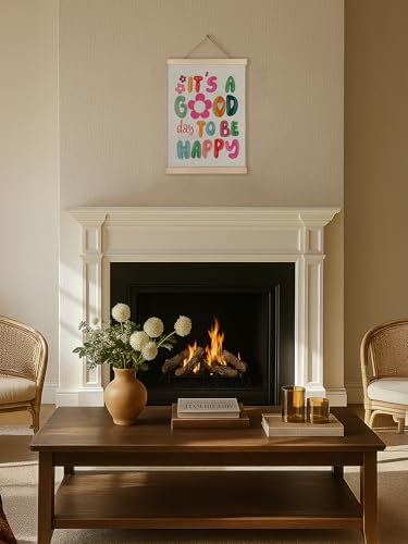 Inspirational Canvas Wall Art - Positive Quote Framed Print 12x16