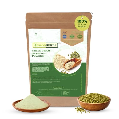 Moong Dal Flour 200g Natural Green Gram Powder for Face & Hair Masks