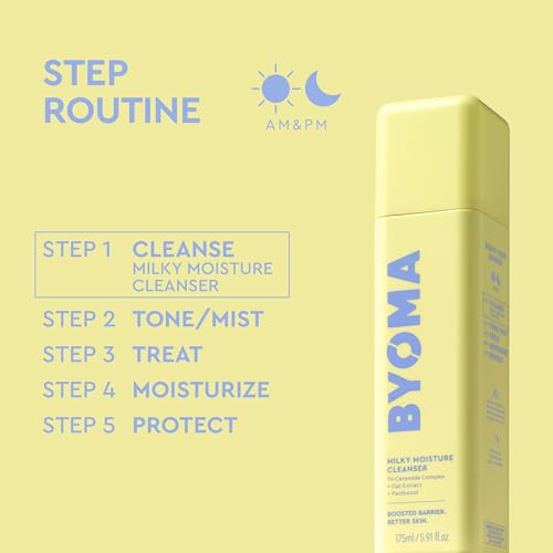 BYOMA Milky Moisture Cleanser - Hydrating Face Wash for Dry Skin
