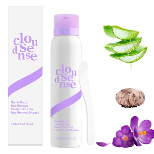 Hair Removal Spray, Body Hair Removal Cream, Pain Free Hairs Removal Cream for Sensitive Skin with a Neutral Formula