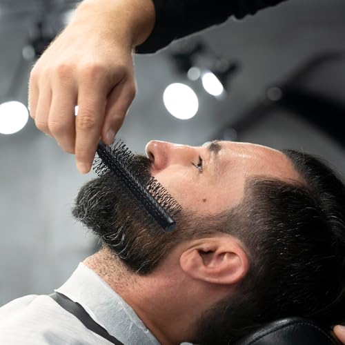 BESTOOL Small Round Hair Brush for Short Hair & Beard Styling, Blow Dry & Smoothing