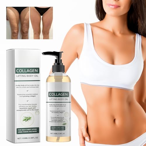 Axnzp Collagen Lifting Body Oil - 1 Pcs Natural Hydrating Skin Firming