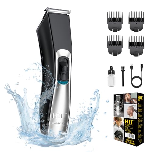 HTC Men's Hair Clippers & Beard Trimmer Grooming Kit