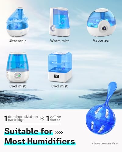 Leemone Humidifier Cleaner Balls - 6 Pack for All Humidifiers