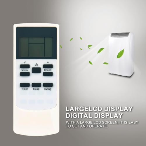 Frigidaire Compatible AC Remote YKR-H-531E for Portable Air Conditioners