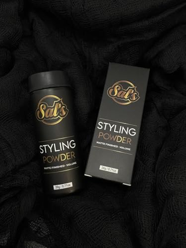 Sal's Professional Hair Styling Powder for Men - Natural Look & Strong Hold
