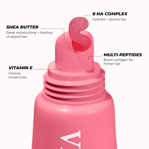 Vitamasques Strawberry Lip Butter Balm - Hydrating Peptide Treatment