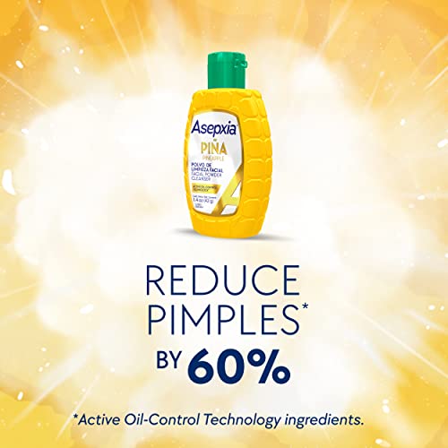 Asepxia Pineapple Facial Cleanser Powder - Exfoliating Foam for Oily Skin, 1.4 oz