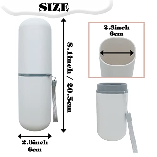 Portable Travel Toothbrush Case - Durable Holder for Toothbrush & Toothpaste