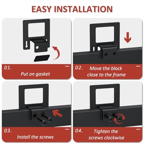 6-Pack Heavy Duty Non-Slip Mattress Grippers for Bed Frames