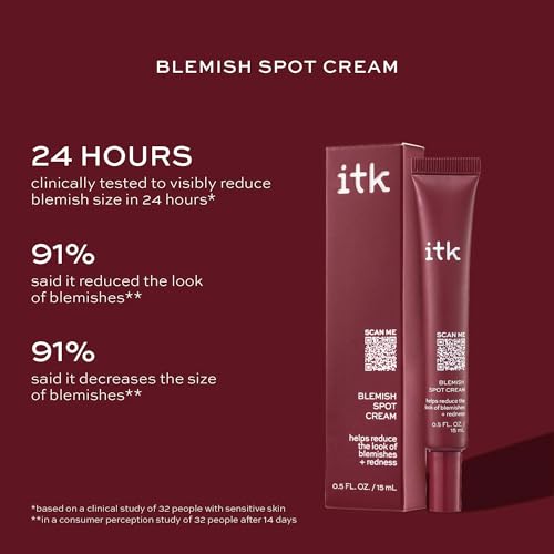 ITK Salicylic Acid Acne Spot Treatment - Fast Blemish Relief 0.5oz