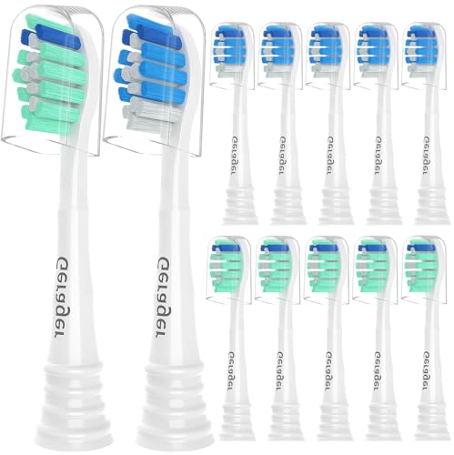 GERAGER Toothbrush Replacement Heads for Philips Sonicare - 12 Pack