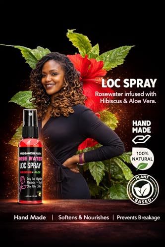 Pride and Beauty Rose Water Loc Spray – Daily Hydration & Itch Relief (4 Count)