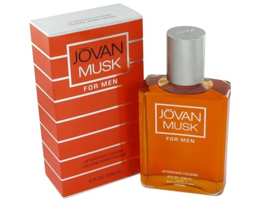 Jovan Musk Aftershave Cologne for Men, 8 Ounce Bottle