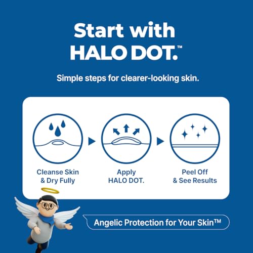 Halo Dot Ultra Thin Hydrocolloid Pimple Patches - Invisible Acne Treatment