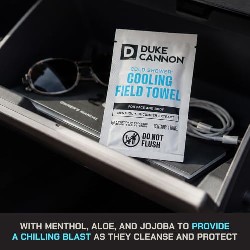 Duke Cannon Cold Shower Cooling Towels - 15 Count Box