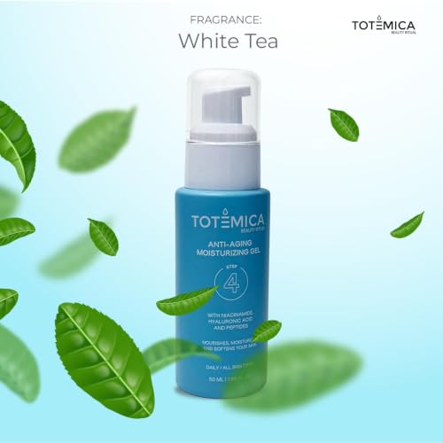 TOTEMICA Anti-Aging Face Moisturizer Gel with Niacinamide & Peptides
