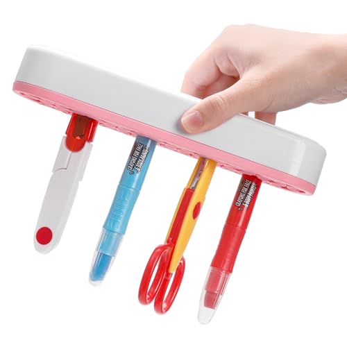 Elsjoy 3-Pack Silicone Makeup Brush & Tool Organizer Set