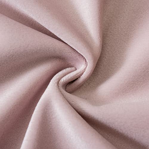 JUSPURBET Velvet Throw Pillow Covers Set of 2, 14x14, Pink