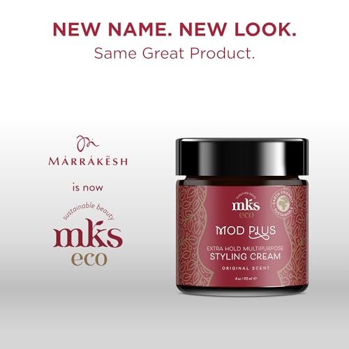 Earthly Body MKS Eco Mod Plus Styling Cream 4oz - Vegan Hair & Skin Care