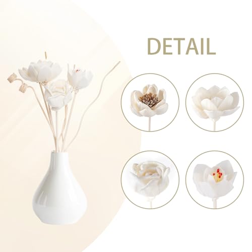 14-Piece Natural Flower Reed Diffuser Sticks Set for Home Decor