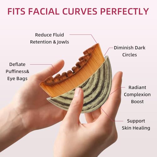 Lymphatic Contour Face Brush - Gua Sha for Jawline Sculpting
