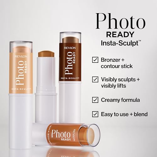 Revlon PhotoReady Insta-Sculpt Bronzer & Contour Stick 430 Etched - 0.31 oz