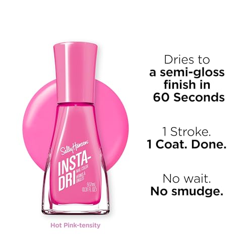 Sally Hansen Insta-Dri Hot Pink-tensity Nail Polish - Quick Dry