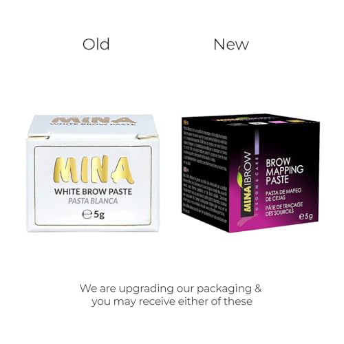 MinaiBrow Mina White Brow Paste 5g for Brow Mapping & Outline