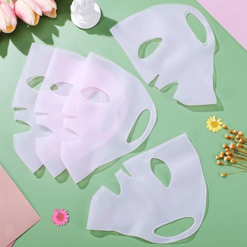 Reusable Silicone Face Mask Holder with Ear Hooks for Skincare & Moisturizing