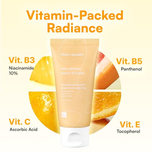 Face Republic Vita Radiance Niacin 10 Cream - 50ml Revitalizing Moisturizer