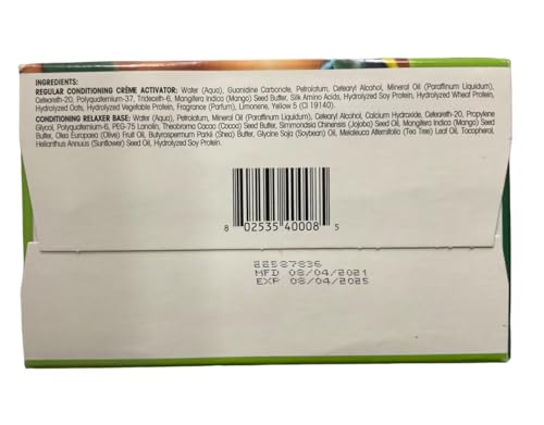 African Pride Olive Miracle Deep Conditioning No-Lye Relaxer Kit