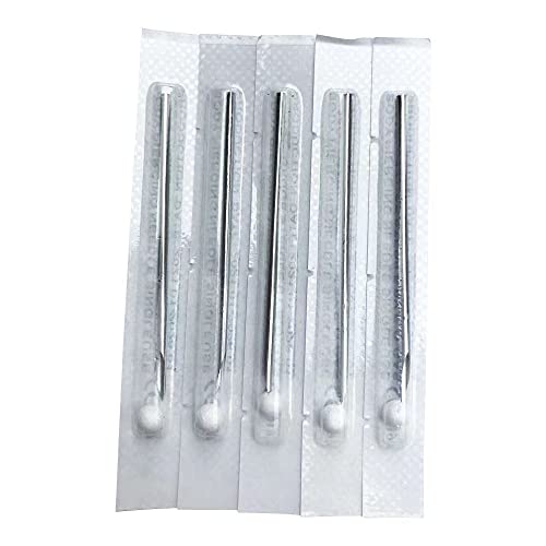 16G Body Piercing Needles 5-Pack for Ears Nose Lip Navel & Nipple Piercings