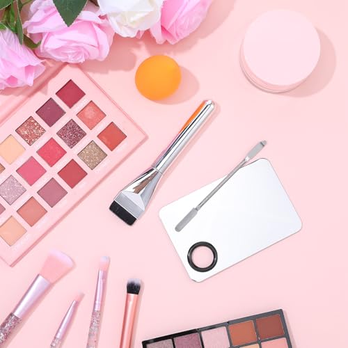 Ouligay Makeup Scraper and Palette Set - 3 Pcs Stainless Steel Tools