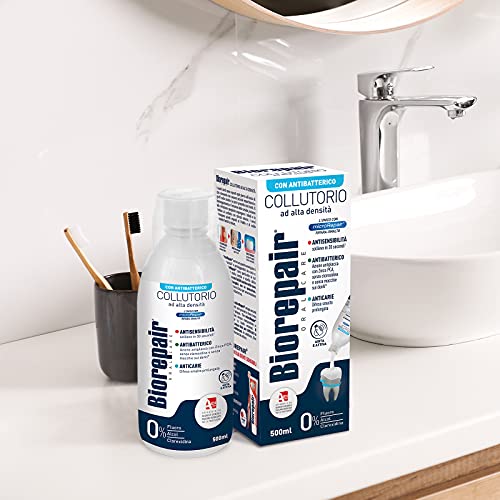 Biorepair Antibacterial Mouthwash - Protective Oral Care, 500ml
