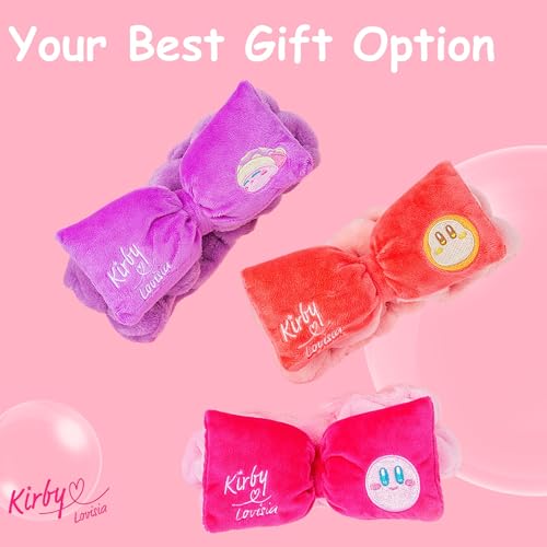 Kirby Purple Headband for Face Washing & Skincare - Kawaii Hair Accessory