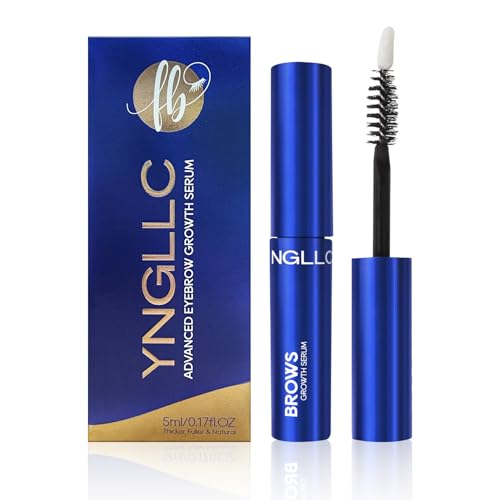 YNGLLC Eyebrow Growth Serum - Peptide Formula for Thicker, Fuller Brows (5ml)